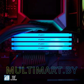 Оперативная память Kingston FURY Beast RGB 2x32GB DDR4 PC4-28800 (KF436C18BB2AK2/64) картинка 4